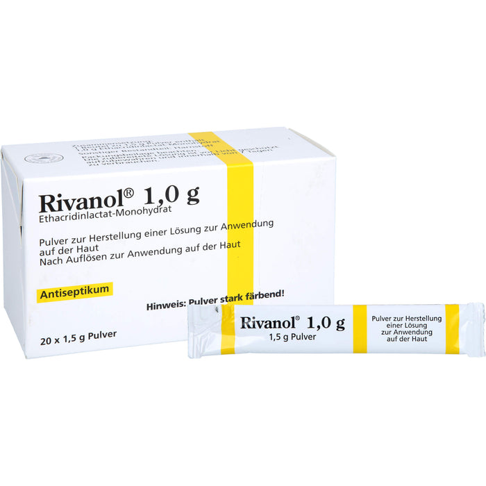 Rivanol 1,0 g Pulver Antiseptikum, 20 pc Sachets
