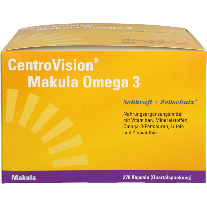 CentroVision Makula Omega 3 Kapseln, 270 pc Capsules