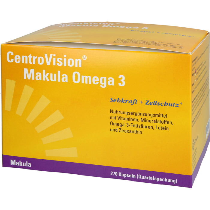 CentroVision Makula Omega 3 Kapseln, 270 pc Capsules
