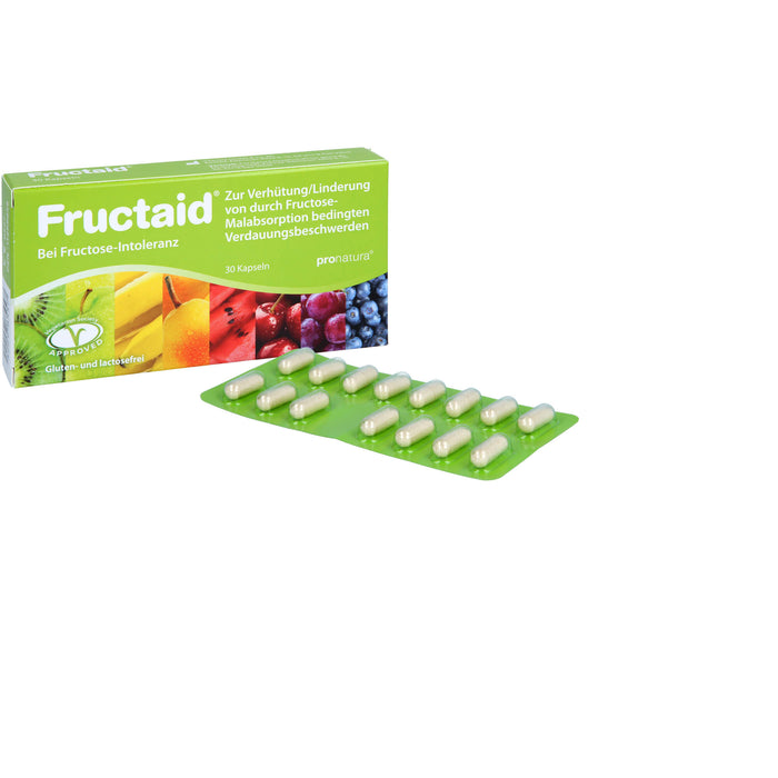 Fructaid Kapseln bei Fructose-Intoleranz, 30 pc Capsules