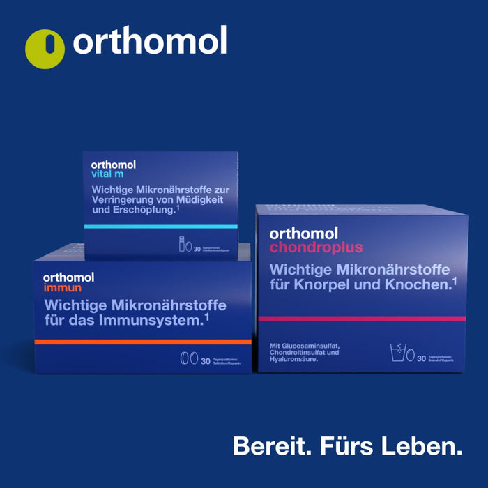 Orthomol Cardio - Mikronährstoffe für die normale Herzfunktion - mit Omega-3-Fettsäuren und Vitamin B1 - Tabletten/Kapseln, 30 pcs. Daily portions