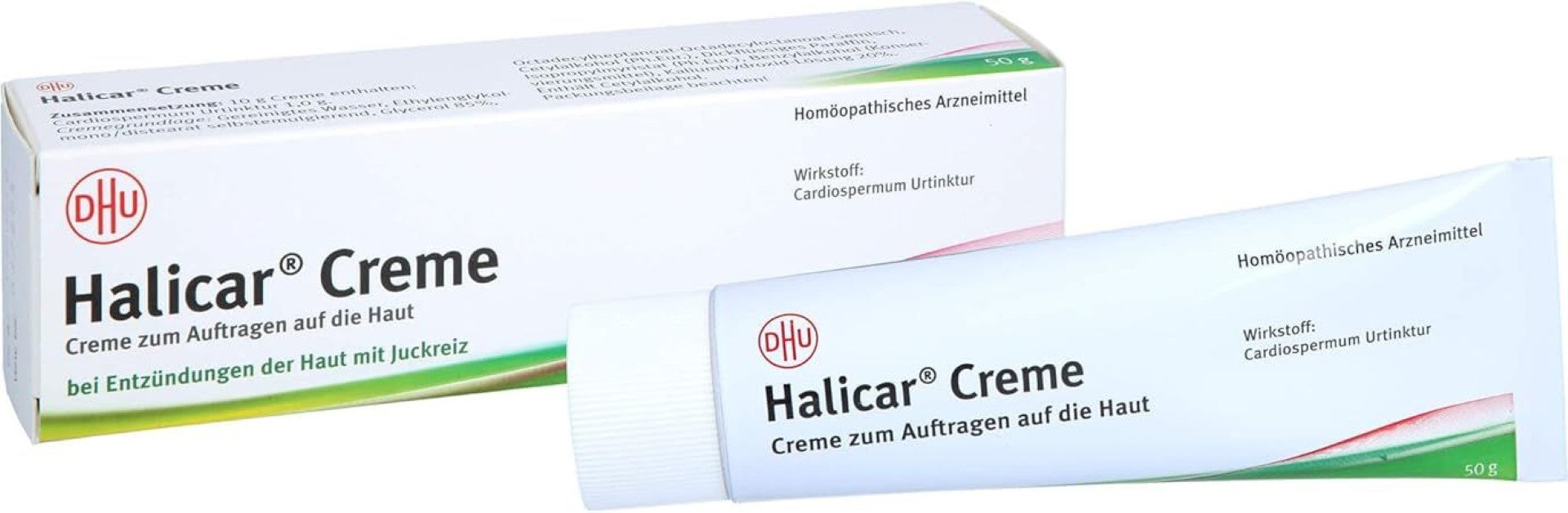 DHU Halicar Creme, bei Entzündungen der Haut mit Juckreiz, 50 g Cream