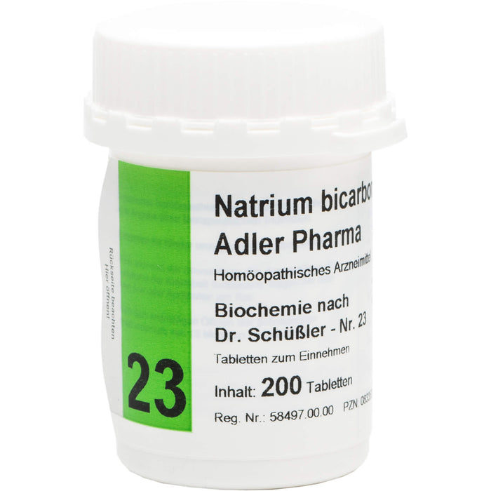 Biochemie Adler 23 Natrium bicarbonicum D12 Tbl., 200 St TAB