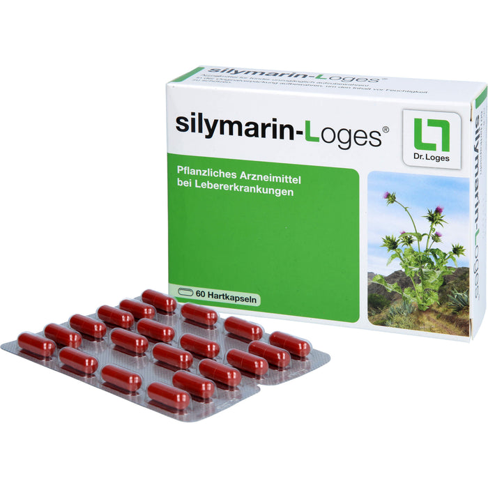 silymarin-Loges Kapseln bei Lebererkrankungen, 60 pcs. Capsules