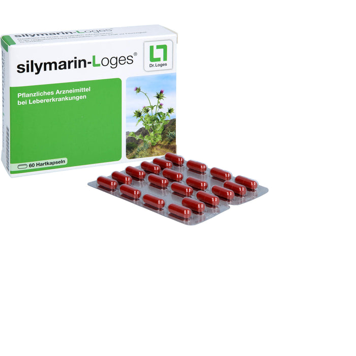 silymarin-Loges Kapseln bei Lebererkrankungen, 60 pcs. Capsules