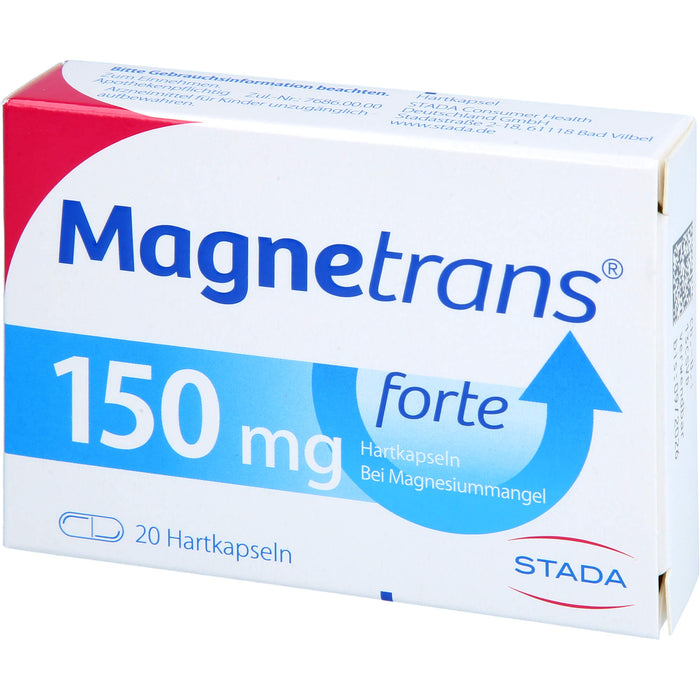 Magnetrans forte 150 mg Hartkapseln bei Magnesiummangel, 20 pcs. Capsules